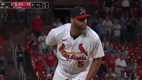 Video Albert Pujols Makes First Career Pitching Appearance