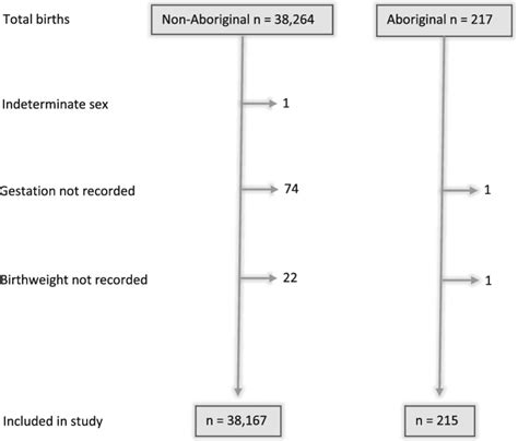 Flow Chart Demonstrating Exclusions From The Study Population