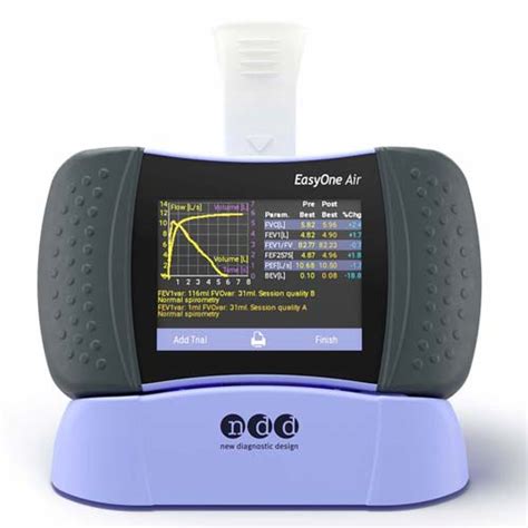 NDD EasyOne Air Spirometer E3 Diagnostics