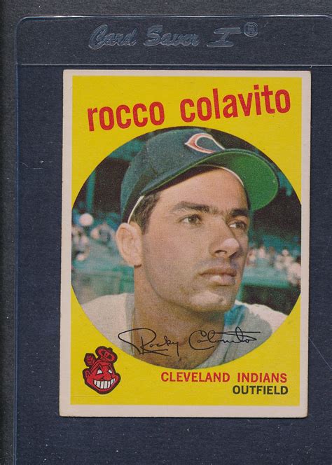 1959 Topps 420 Rocco Colavito Indians EX 5703 EBay