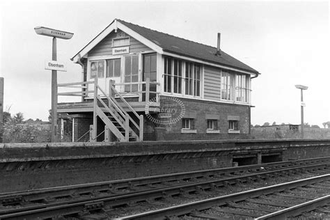 The Transport Library British Rail Signal Box At Elsenham In 1980s