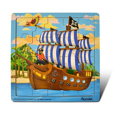 Puzzled Jigsaw Pirate Ship Puzzle | eBay