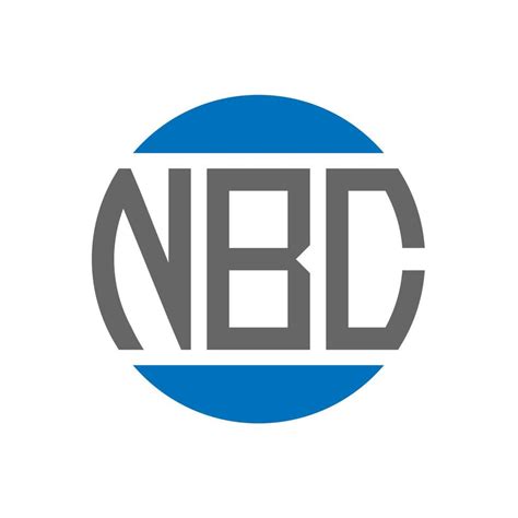 Nbc Letter Logo Design On White Background Nbc Creative Initials