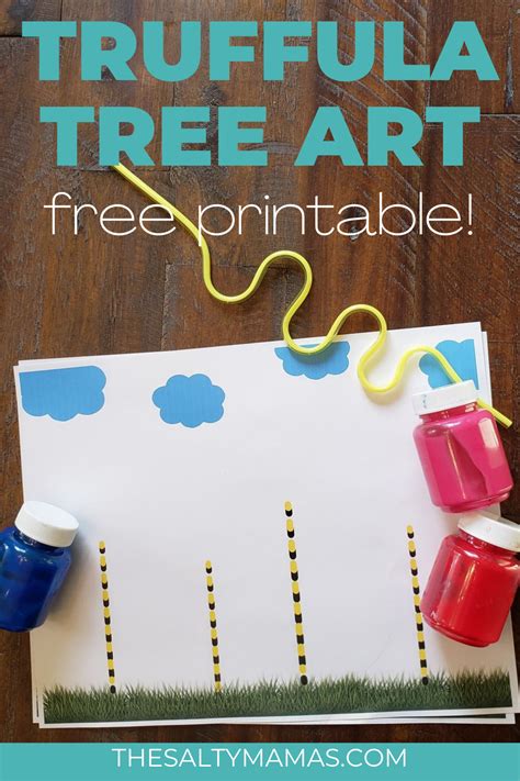 Truffula Tree Art Project For Preschoolers The Salty Mamas