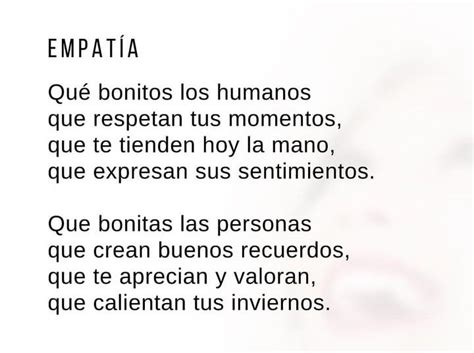 Empat A Sentimientos Empatia Poemas