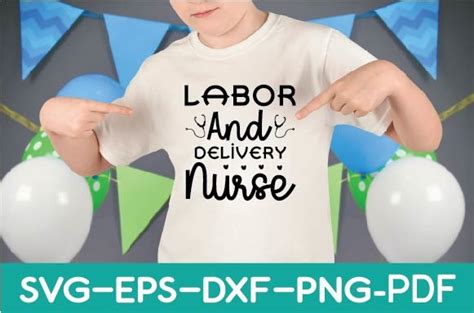 Labor And Delivery Nurse Svg Graphic By Digital Svg Design Stor