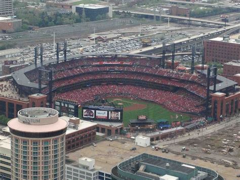 Fantastic view of Busch Stadium from St. Louis Arch : pics