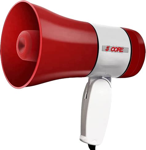 Core Megaphone Handheld Bullhorn Loudspeaker Cheer Bull Horn Speaker