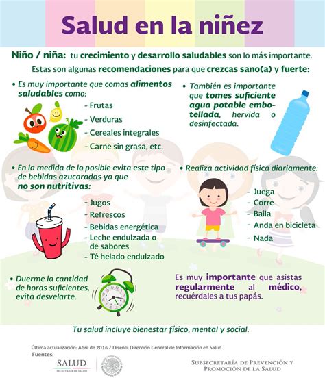 Recomendaciones Para La Salud De Los Niños Y Niñas Salud México Scoopnest