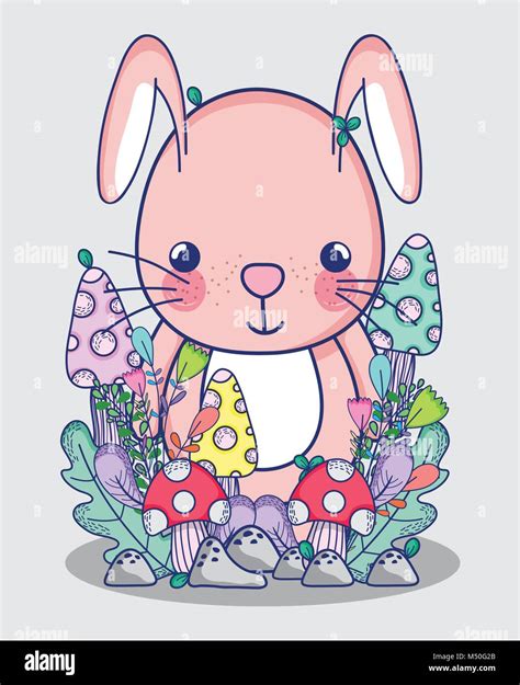 Cute Bunny Doodle Cartoon Stock Vector Image And Art Alamy