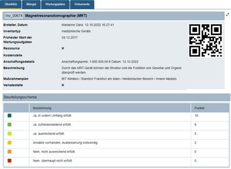 Wartung Instandhaltung Im Krankenhaus Software Bitqms Medical