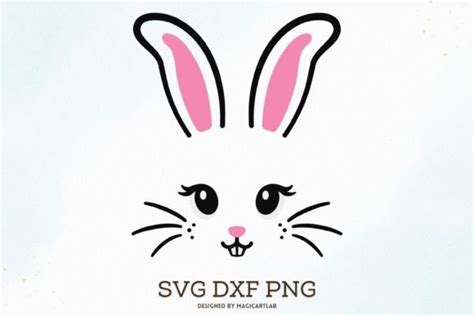 Easter Bunny Face Graphic By MagicArtLab Creative Fabrica