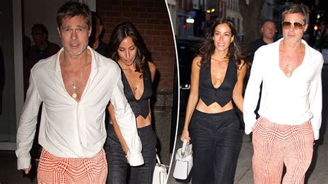 Brad Pitt Flaunts Style On Date Night With Ines De Ramon Wears Her