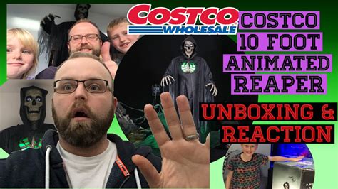 Costco 10ft Animated Reaper Unboxing Set Up Reaction YouTube