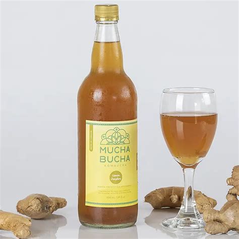 Comprar Kombucha Limón Jengibre De Mucha Bucha Turri Cr