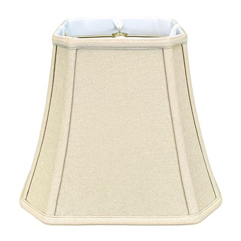 Royal Designs Inc Square Cut Corner Bell Lamp Shade Bso 705 14lnbg 8 X 14 X 11 25 Linen