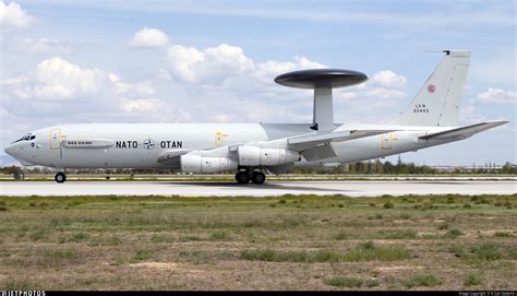 LX N90443 Boeing E 3A Sentry NATO Airborne Early Warning Force