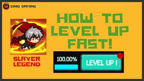 Slayer Legend How To Level Up Fast Youtube