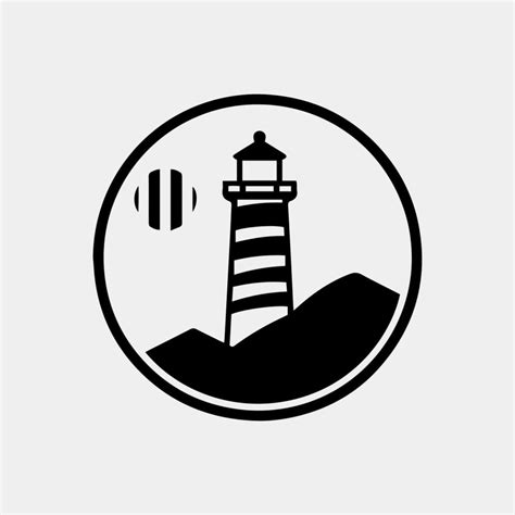 Lighthouse Logo Design Simple And Creative 22192118 Vector Art At Vecteezy