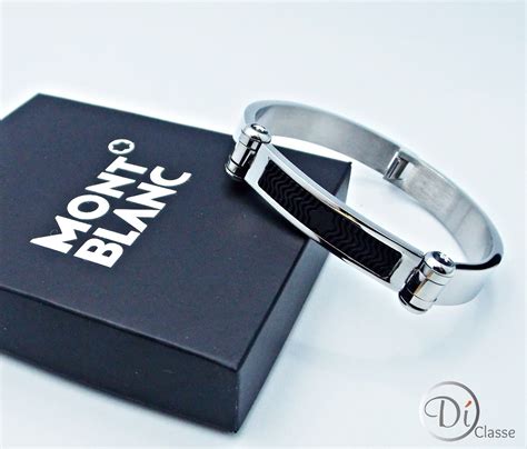 Pulsera Brazalete Montblanc En Color Plata 1 Cm Mercado Libre