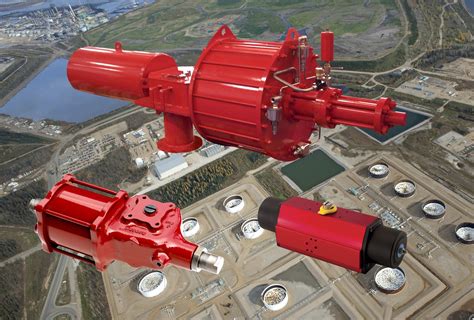 Rotork Pneumatic Actuators Installed On Canadian Well Pads Industrial