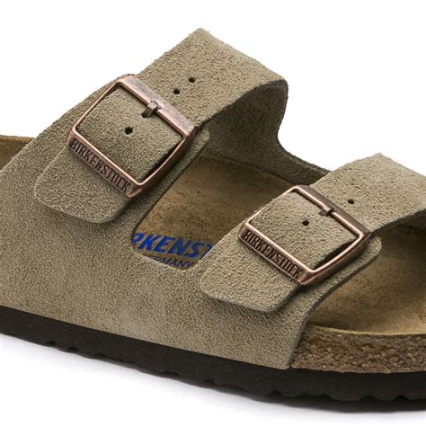 Arizona Soft Footbed Suede Leather Taupe Birkenstock