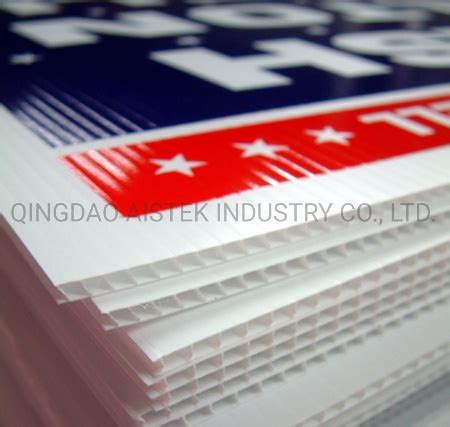 Printing Correx Signs Polypropylene Corex Sign Board - Corrugated ...