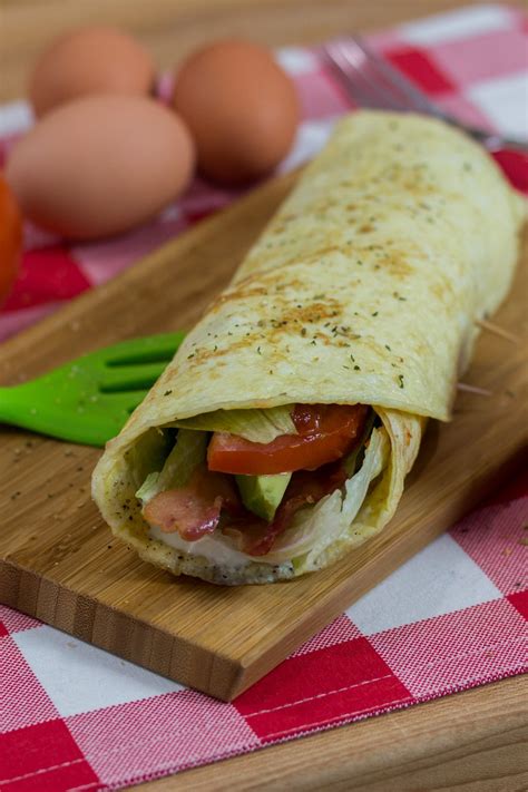 Low Carb Breakfast Egg Burrito Recipe - The Protein Chef