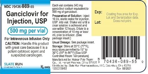 Ganciclovir - FDA prescribing information, side effects and uses