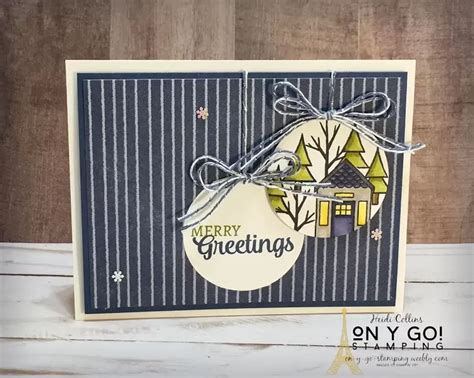 Easy Holiday Card Ideas From A Card Sketch With The Look Of Christmas