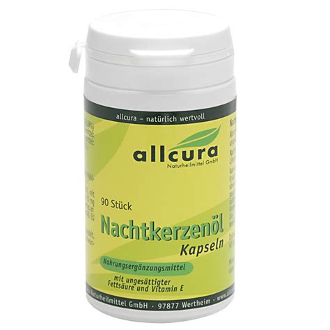 Allcura Nachtkerzen L Kapseln St Shop Apotheke At