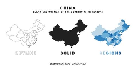 China Map Borders China Your Infographic Stock Vector (Royalty Free) 2236897365 | Shutterstock