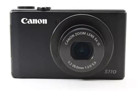 Canon Powershot S Mp Digital Camera Black W Battery From Japan