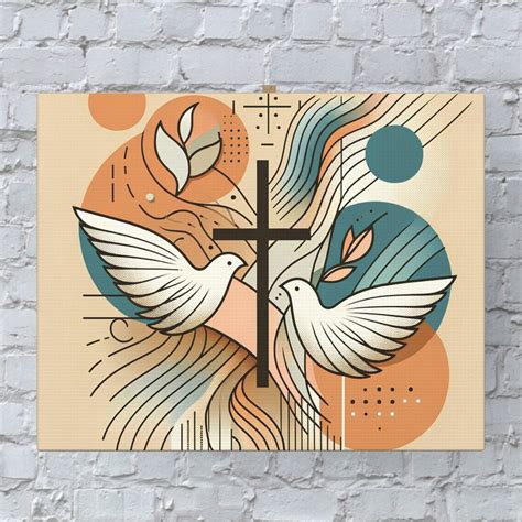 Christian Wall Art Retro Wall Art Faith Inspired Wall Decor - Etsy