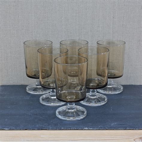 Vintage Cocktail Glasses By Luminarc France Martini Cocktail Glasses