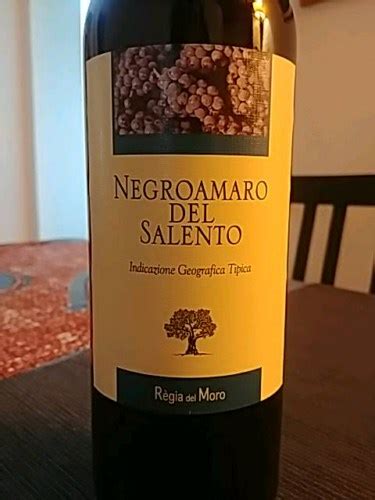 Règia del Moro Negroamaro del Salento Vivino US