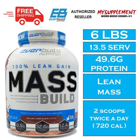 Everbuild Nutrition Mass Build 6lbs Shopee Malaysia