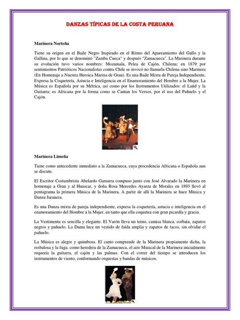 Pdf Danzas T Picas De La Costa Peruana Dokumen Tips