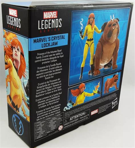 Marvel Legends - Crystal & Lockjaw "Inhumans" - Series Hasbro (Exclusive)
