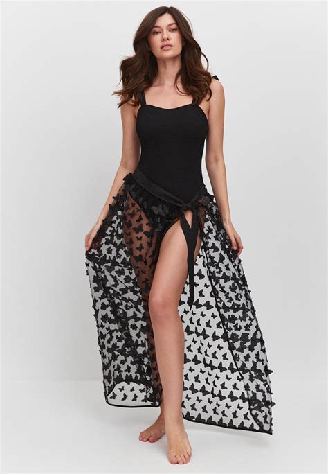 Купальник и парео Perles, цвет: черный, MP002XW0QTIY — купить в ...