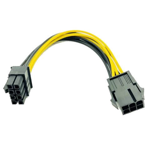 Adaptador Cabo Energia 6 Pinos X 8 Pinos Placa De Vídeo Pcie BeeCost