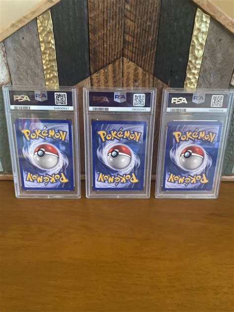 Pok Mon Psa Shadowless Base Set Lot Poliwhirl Magmar Porygon