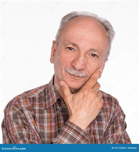 Retrato De Um Homem Idoso Bem Sucedido Foto De Stock Imagem De