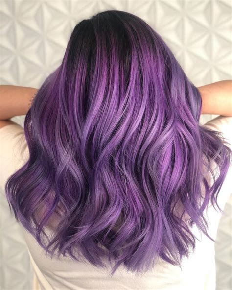 ¡colores De Cabello Que Son Tendencia Este 2021 In 2021 Bright Purple Hair Hair Color Purple