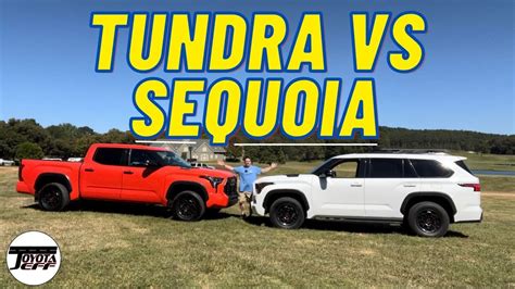 2023 Sequoia Vs Tundra Who Has The Best Trd Pro Youtube