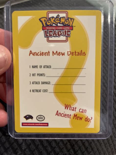 Mavin Ancient Mew Pokemon Card Holo Rare Promo