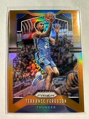 K Panini Prizm Prizms Orange Terrance Ferguson