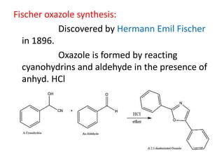 Heterocyclic Compound Oxazole PPT