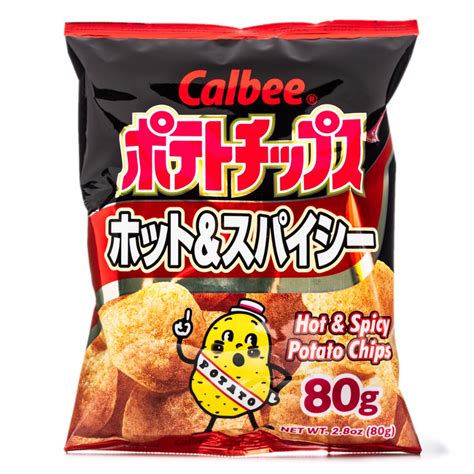 Calbee Potato Chips Hot Spicy Weee