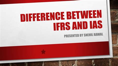 Ias Vs Ifrs Pptx